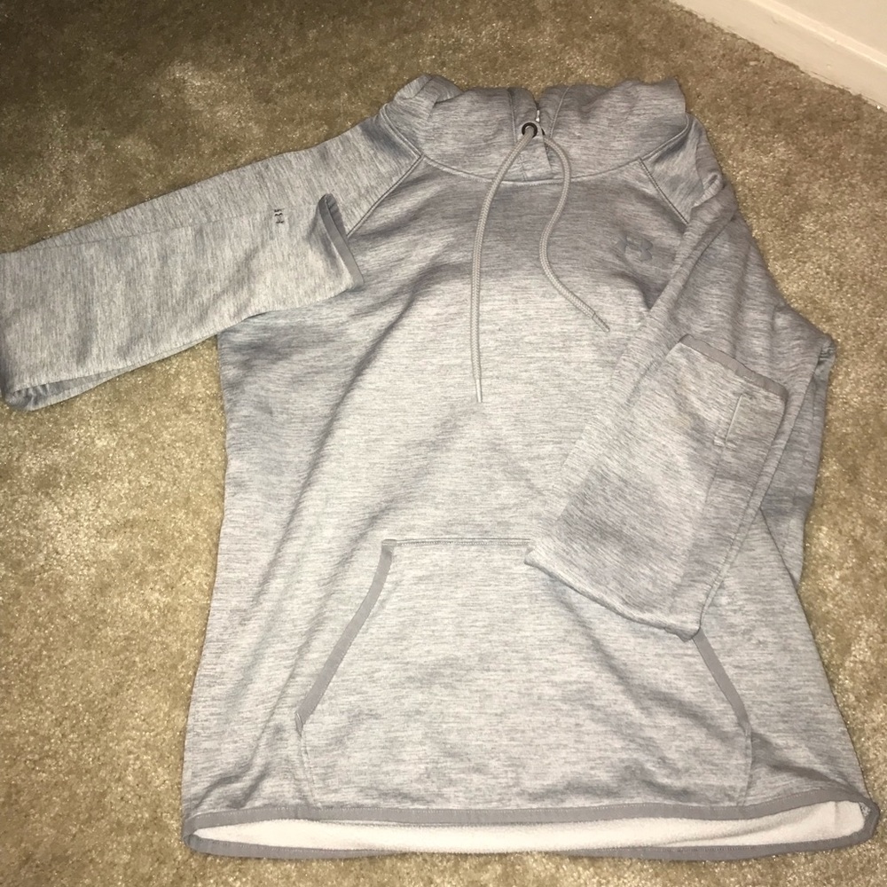 Grey Under Amour Hoodie